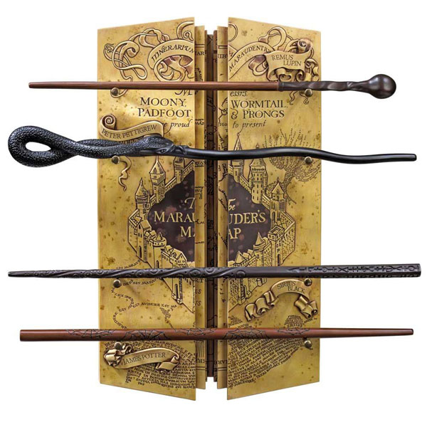 Harry Potter Presentoir 4 Baguettes Marauder Collection