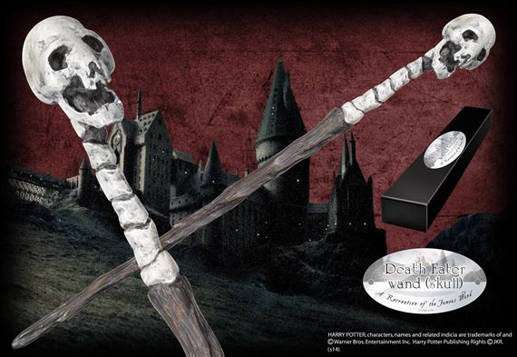 Harry Potter baguette magique de Mangemort version Crâne