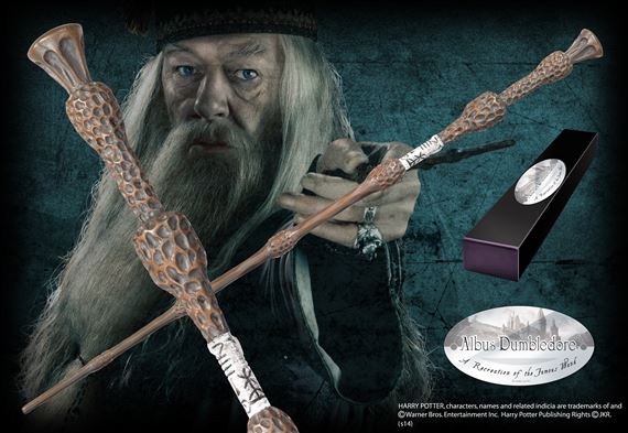 Harry Potter baguette magique d'Albus Dumbledore (édition personnage)