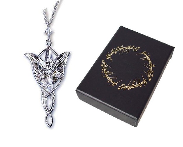 LOTR Le Seigneur des Anneaux Pendentif d'Arwen Etoile du soir