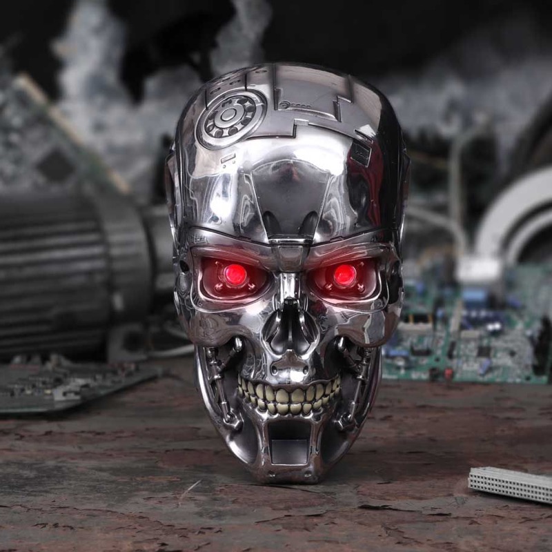  Terminator Statue T-800 Head 23Cm