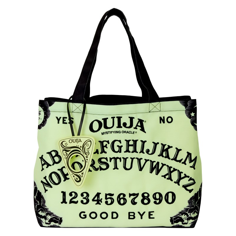 Hasbro Loungefly Sac Tissu Tote Bag Ouija Oversize Glow in the Dark