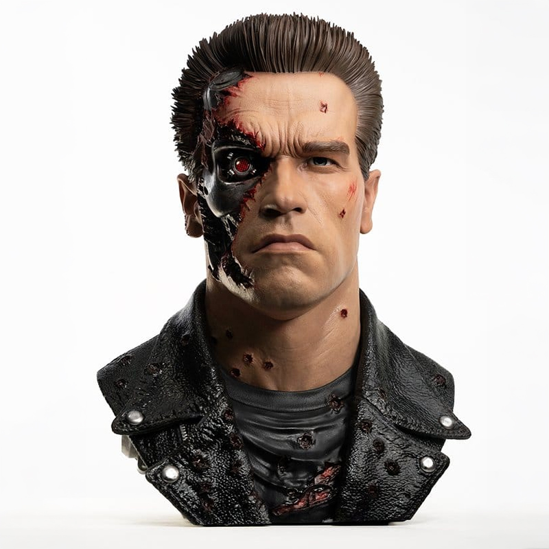 Terminator 2 T-800 Model 101 Battle Damaged 1/1 Scale Art Mask