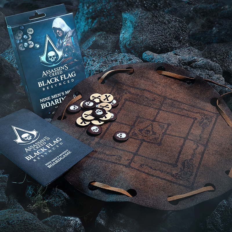 Assassins Creed Black Flag Resynced Boardgame Nine Mens Morris 