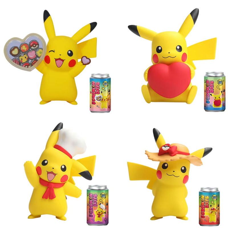 Pokemon Mystery Box Soda Pikachu Days Asst 6pcs
