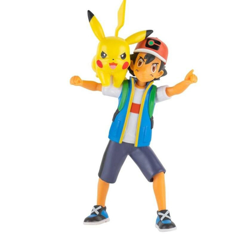 Pokemon Battle Feature Figure Ash Sachat & Pikachu W10