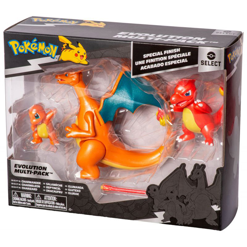 Pokemon Select Evolution Multipack Charmander #1Charmeleon Charizard