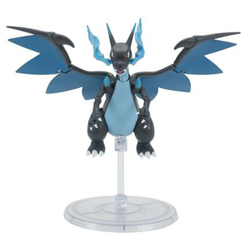 Pokemon Select 15cm Super Articulated Figure W9 Mega Charizard X Dracaufeu