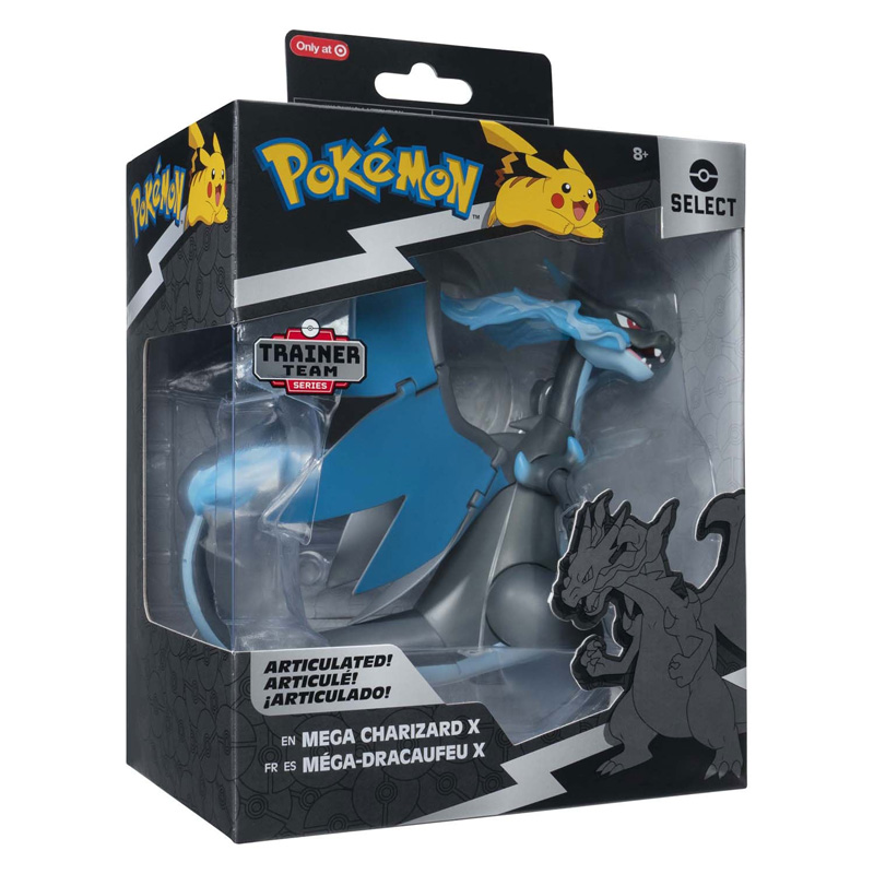Pokemon Select 15cm Super Articulated Figure W9 Mega Charizard X Dracaufeu