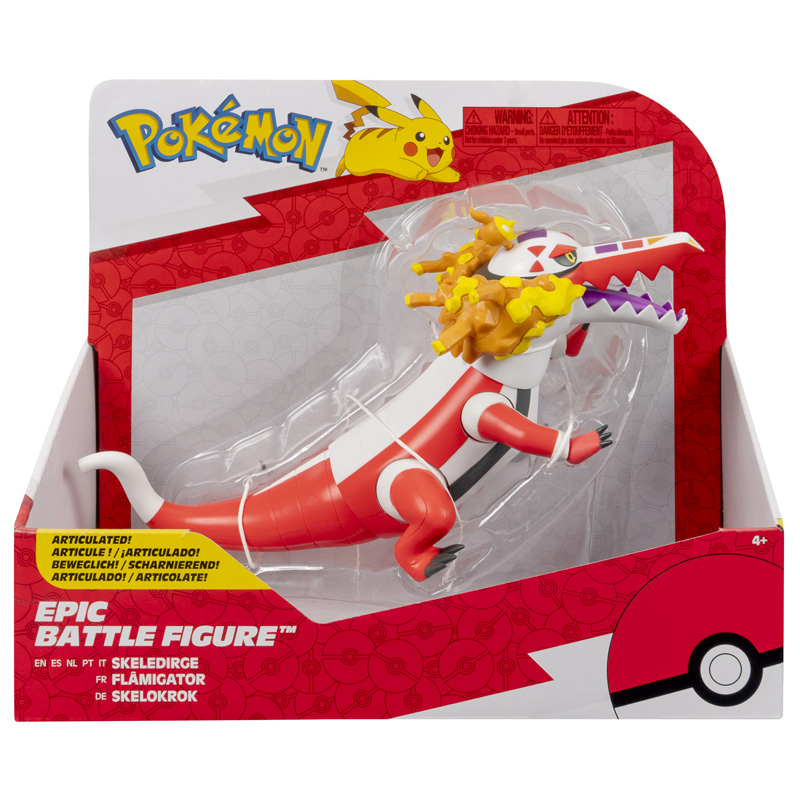 Pokemon Epic Battle Figure W8 Skeledirge Flamigator
