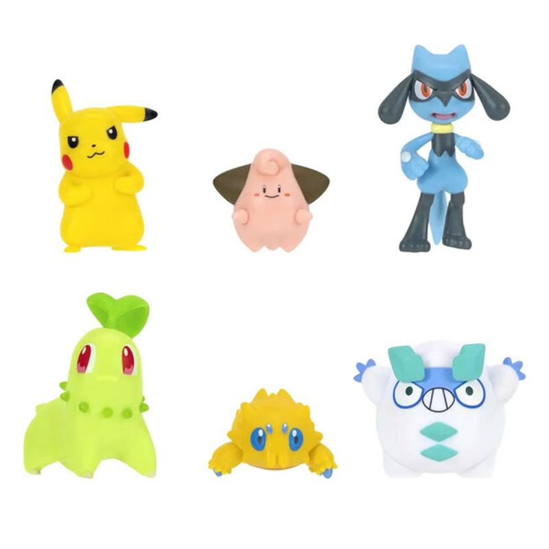 Pokemon Battle Figure Multipack 6Pcs 5cm W10