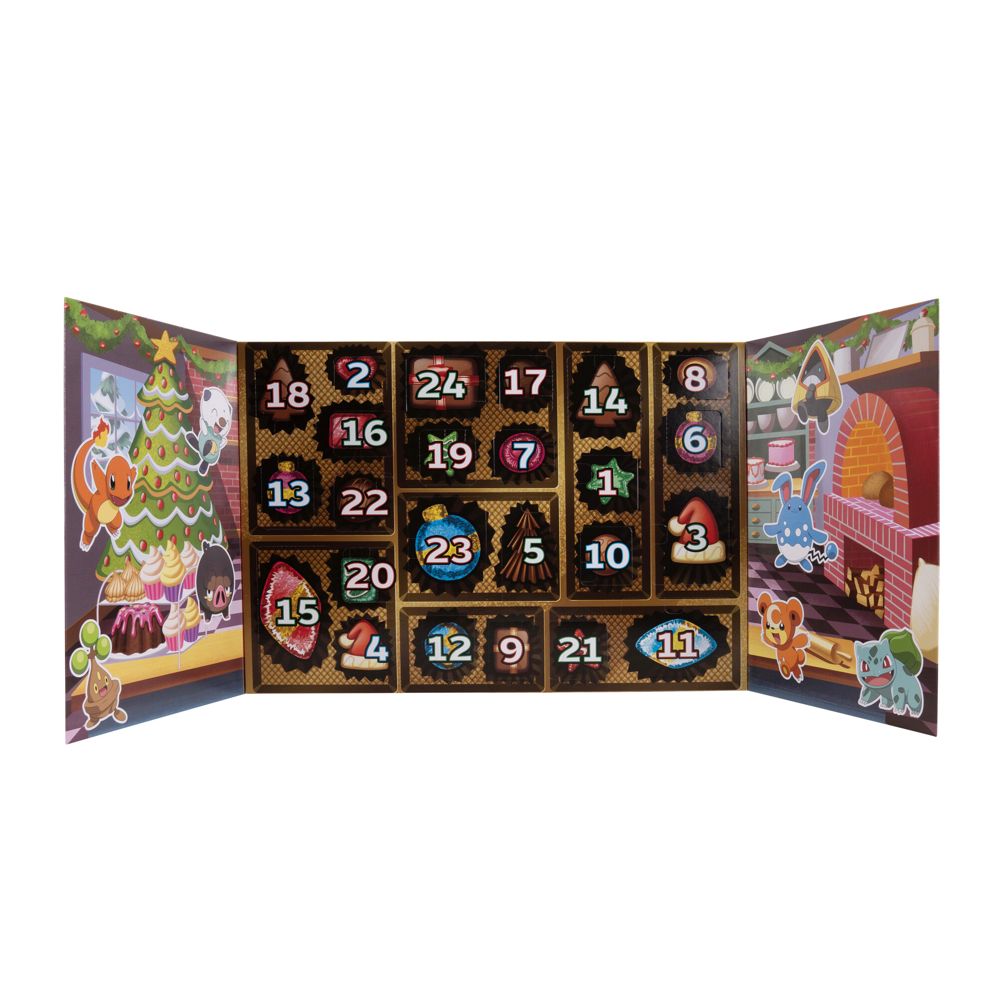 Pokemon Calendrier de l'avent 2025 24pcs Battle Figure