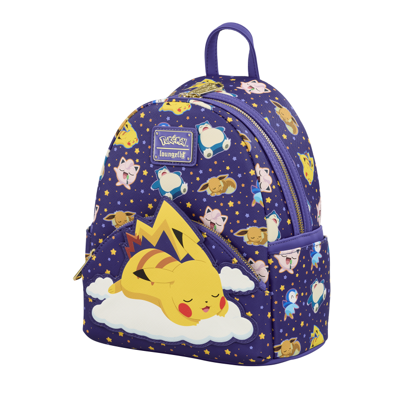 Pokemon Loungefly Mini Sac A Dos Sleeping Pikachu And Friends