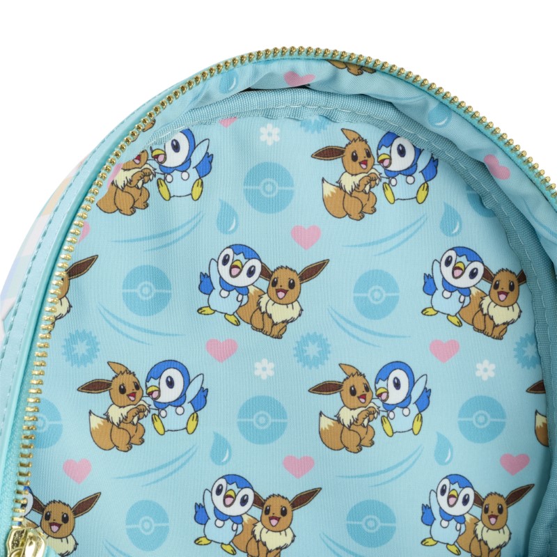 Pokemon Loungefly Mini Sac A Dos Piplup And Eevee Friends