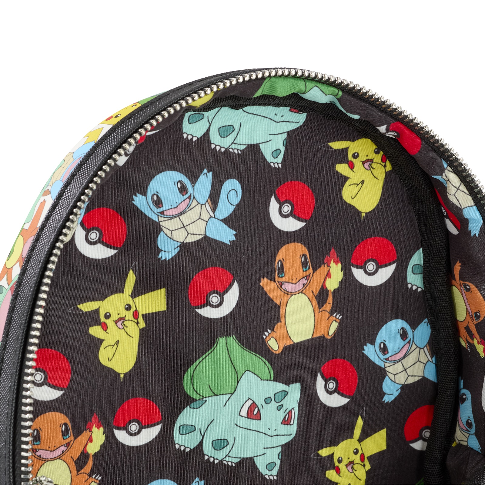 Pokemon Loungefly Mini Sac A Dos Pikachu And Starters All Over Print