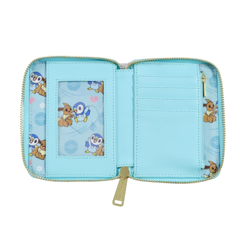 Pokemon Loungefly Portefeuille Piplup And Eevee Friends