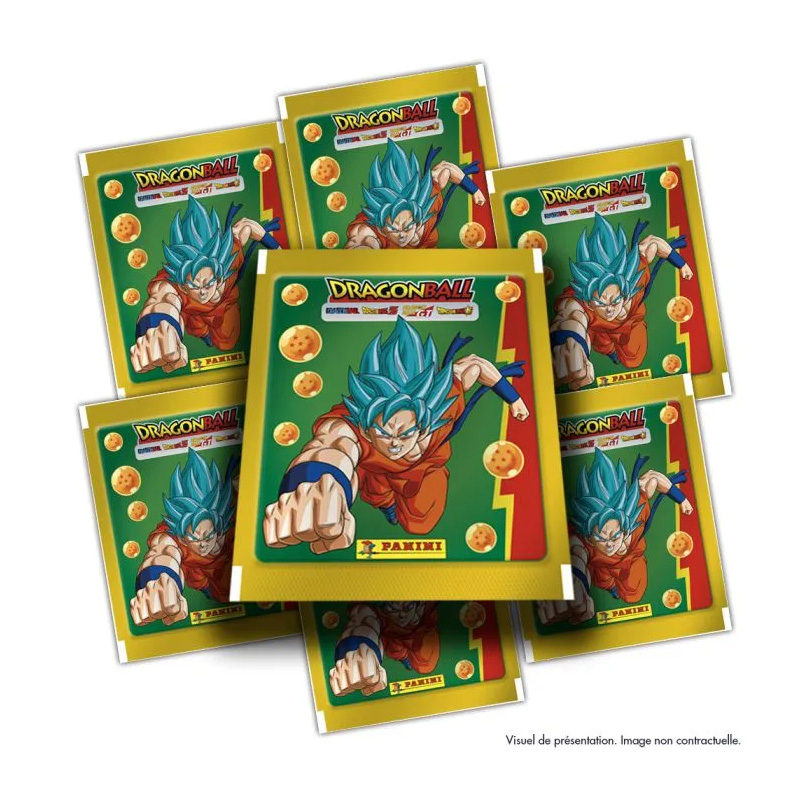 Boîte De 36 Pochettes Panini Dragon Ball Super - 180 Stickers à Collectionner - Pour Fans Et Collectionneurs