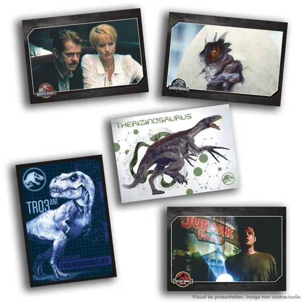 Jurassic Park Trading Cards 30eme Anniv Boite De 18 Pochettes