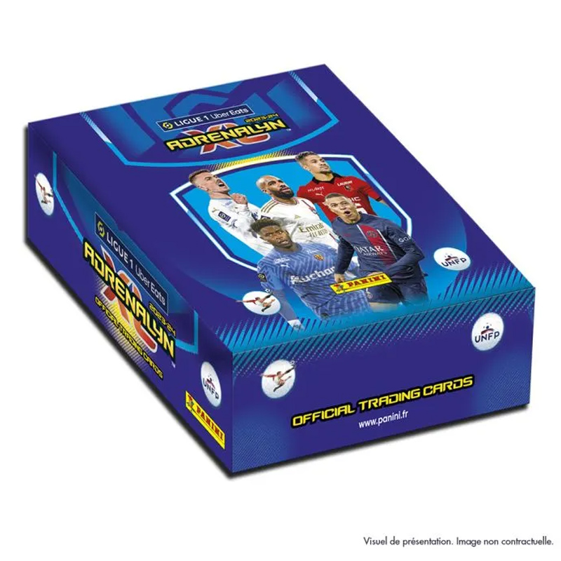 Panini Foot Tcg Adrenalyn Ligue 1 Uber Eats 2024 Boite De 18 Pochettes 8 Cartes