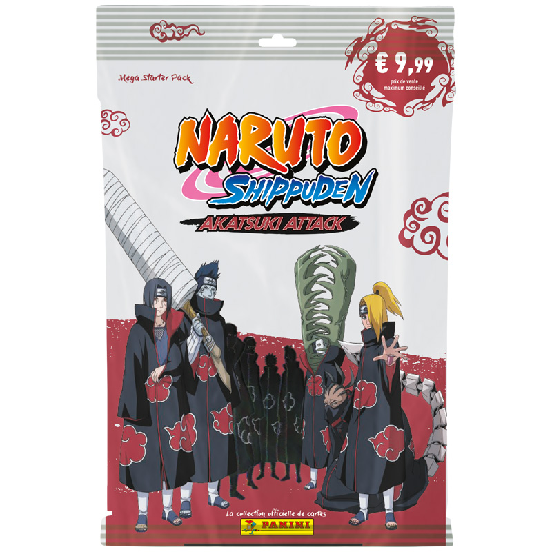 Panini Naruto Shippuden Trading Cards Starter Pack 1 Classeur 3 Pochettes