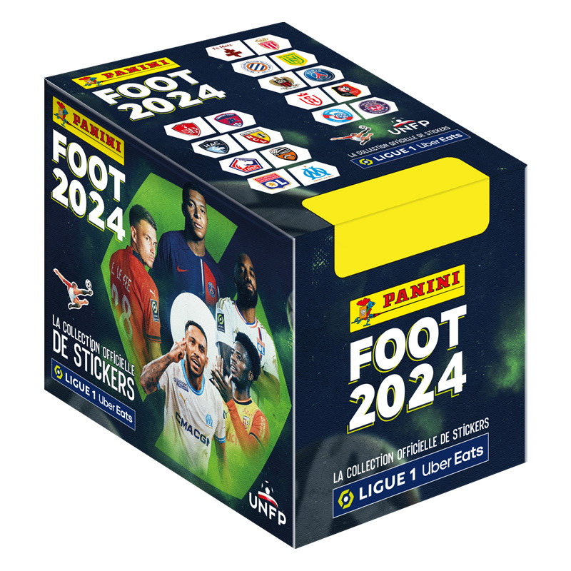 Panini Foot 2024 Ligue 1 Uber Eats Stickers Boite 50 Pochettes