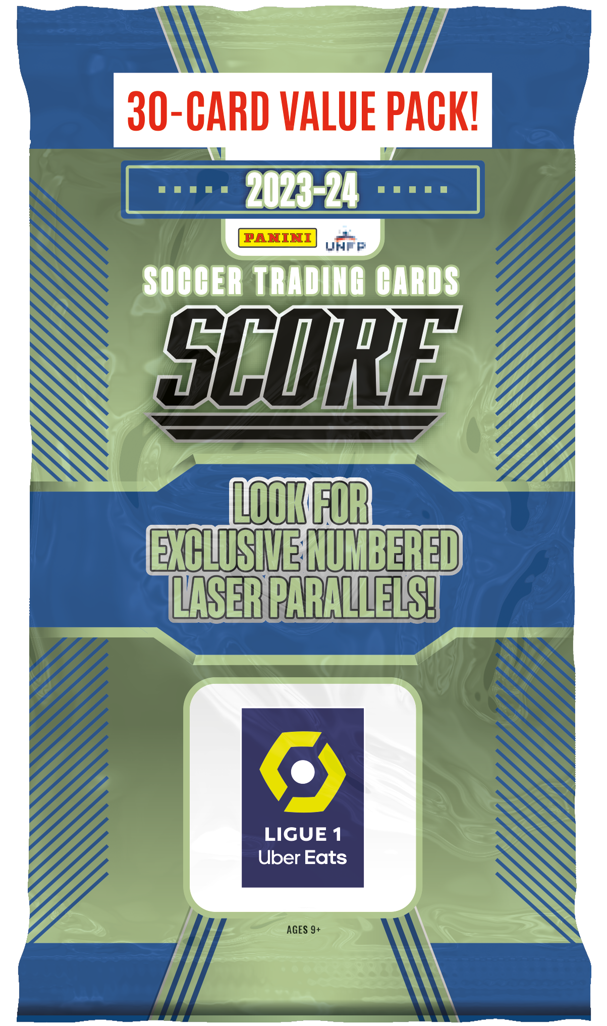 Panini Scoccer Trading Card Score Ligue 1 23-24 Boite 12 Fatpack 30 Cartes