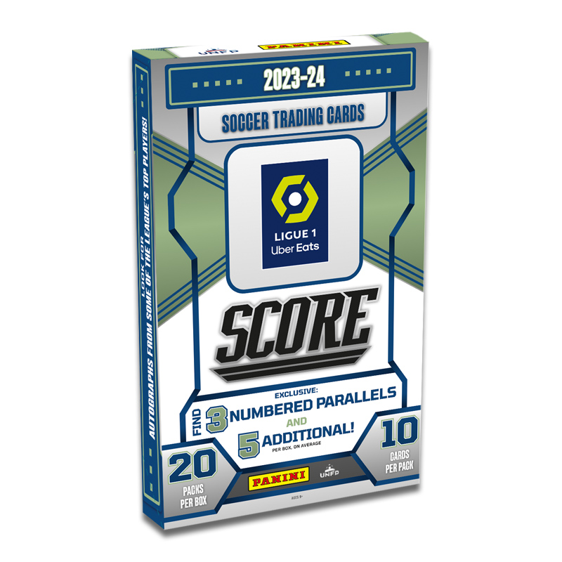 Panini Scoccer Trading Card Score Ligue 1 23-24 Boite 20 Pochettes 10 Cartes