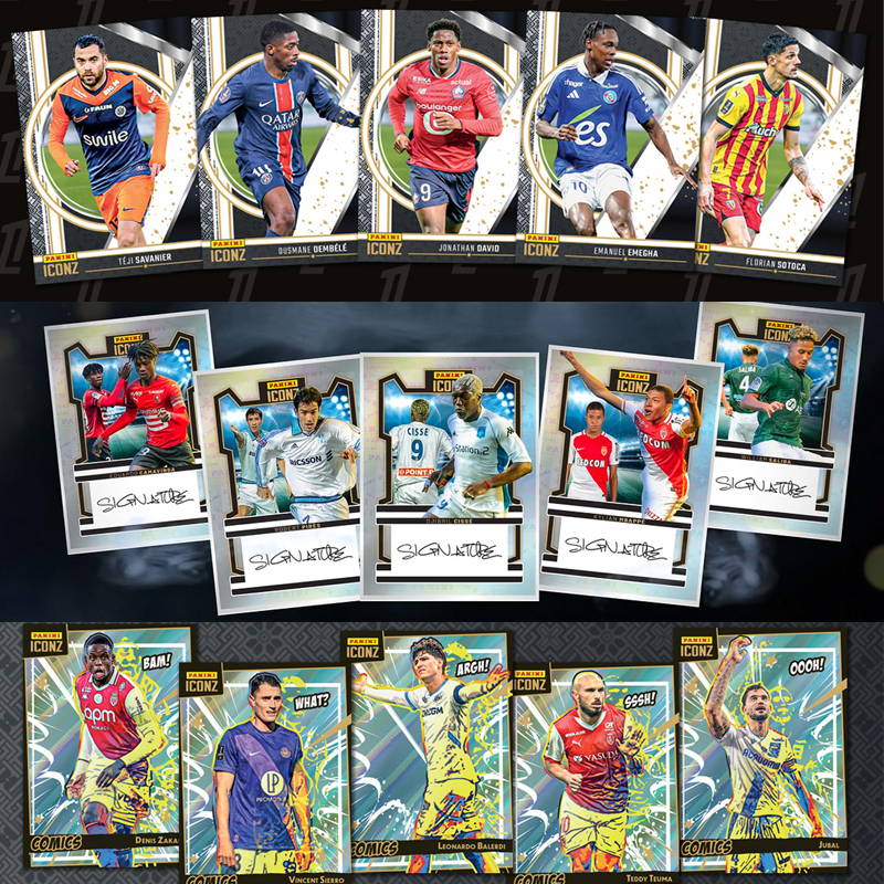 Foot Panini Ligue 1 Iconz Boite 8 Pochettes 8 Cartes