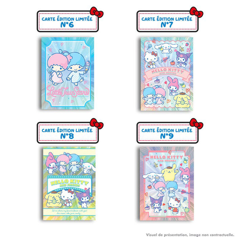 Hello Kitty & Friends Panini TC Blister 3 Pochettes + 1 Carte El