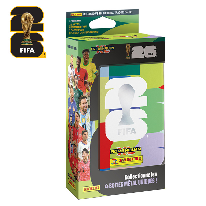 Fifa World Cup 26TM TCG Panini Boite Metal Mini