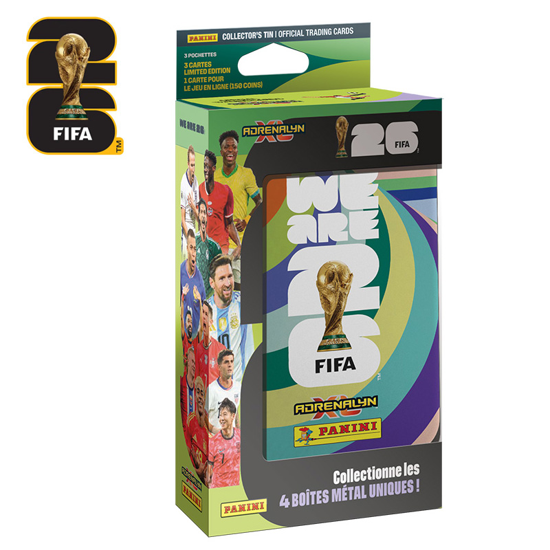Fifa World Cup 26TM TCG Panini Boite Metal Mini