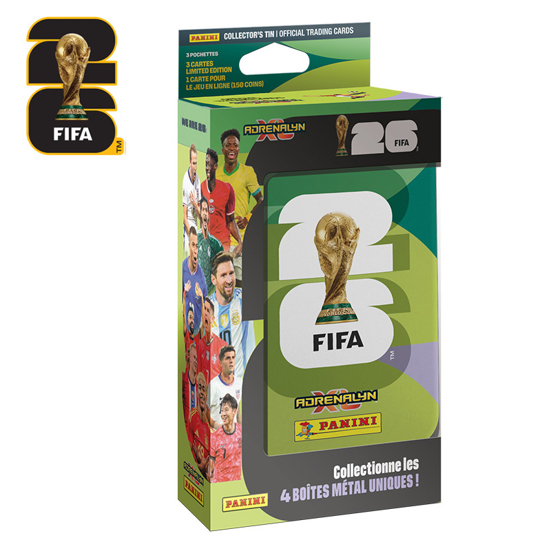 Fifa World Cup 26TM TCG Panini Boite Metal Mini