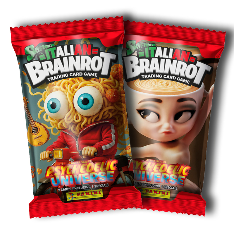 Skifidol Italian Brainrot Panini TC Boite De 24 Pochettes