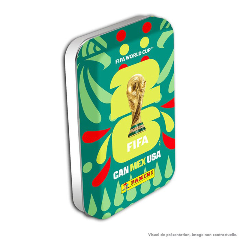 Coupe Du Monde Fifa 26TM Panini Stickers Boite Métal Mini 8 Pochettes
