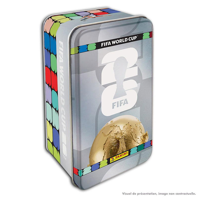 Coupe Du Monde Fifa 26TM Panini Stickers Boite Métal Gf 16 Pochettes