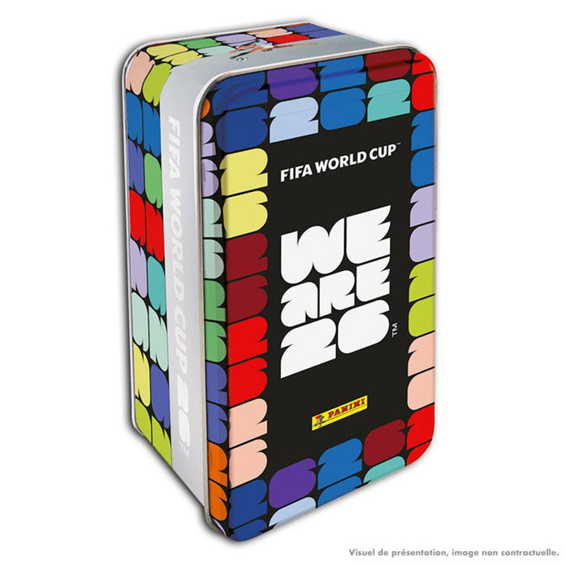 Coupe Du Monde Fifa 26TM Panini Stickers Boite Métal Gf 16 Pochettes
