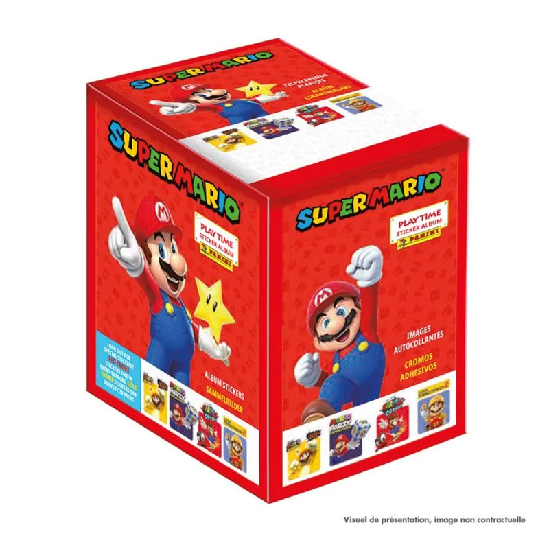 Panini Super Mario Stickers Boite De 50 Pochettes