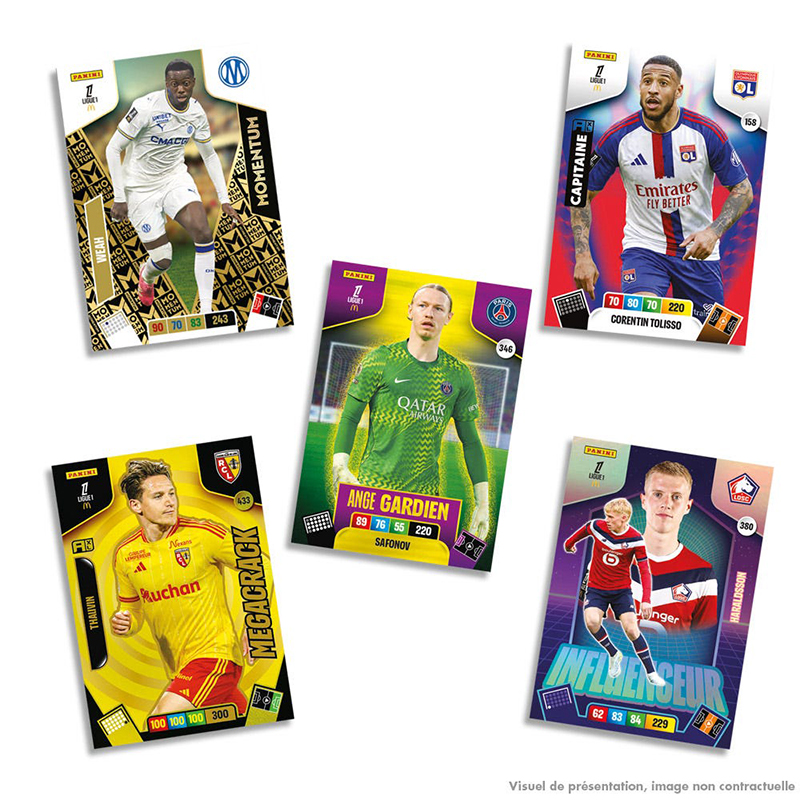 Foot TCG Adrenalyn Ligue 1 Mc Donalds 2026-27 Starter-Pack Classeur 4 Pochettes