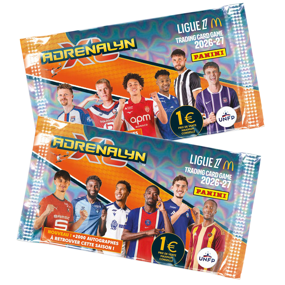 Foot TCG Adrenalyn Ligue 1 Mc Donalds 2026-27 Starter-Pack Classeur 4 Pochettes