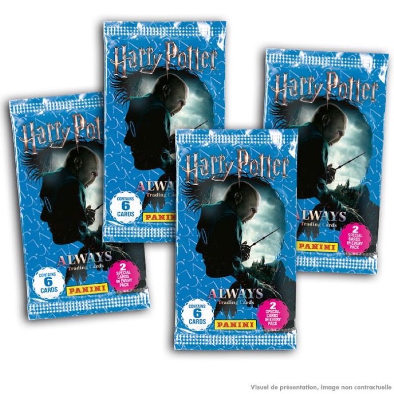 Harry Potter Always TC Blister 4 Pochettes + 1 Carte EL