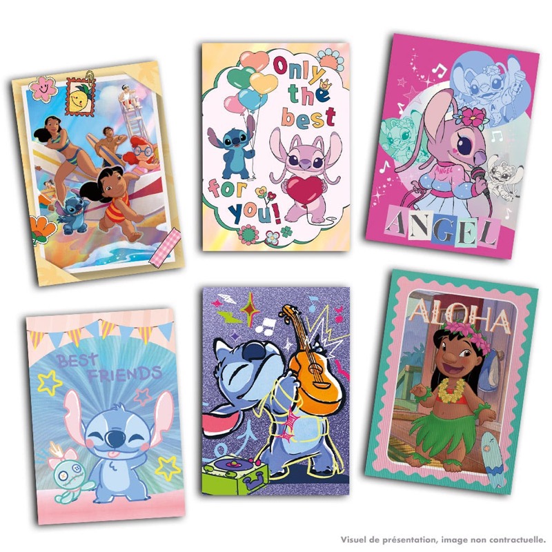 Disney Stitch TC 2 Boite Métal Pencil 5 Poch 1 Carte EL