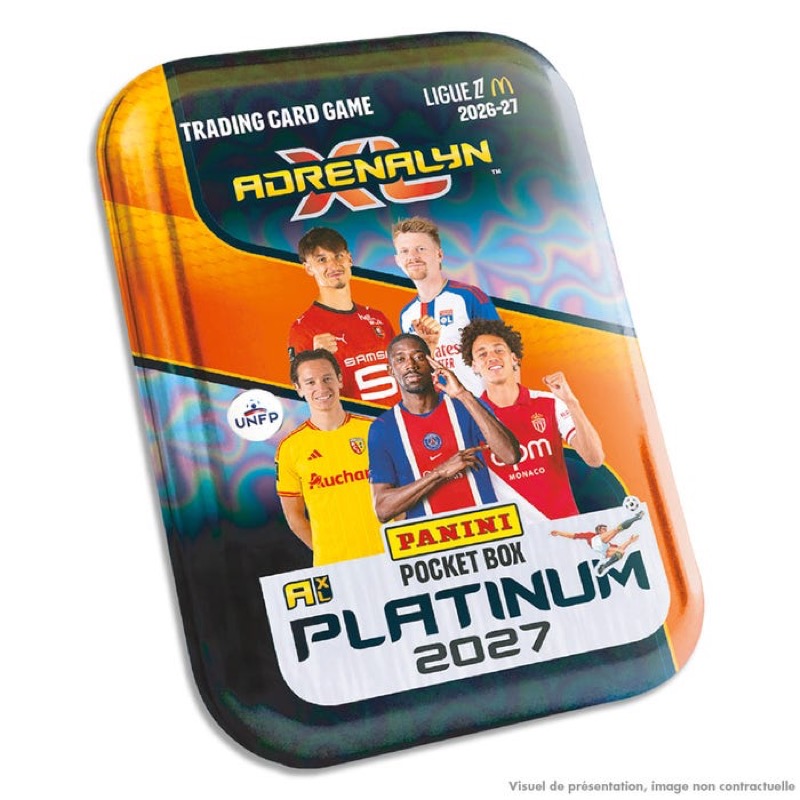 TCG Adrenalyn Ligue 1 Mc Donald'S 2026/27 Boîte Métal Pocket