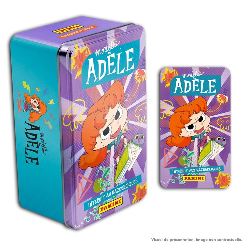 Mortelle Adele TC Boîte Métal 8 Pochettes + 1 Carte EL 