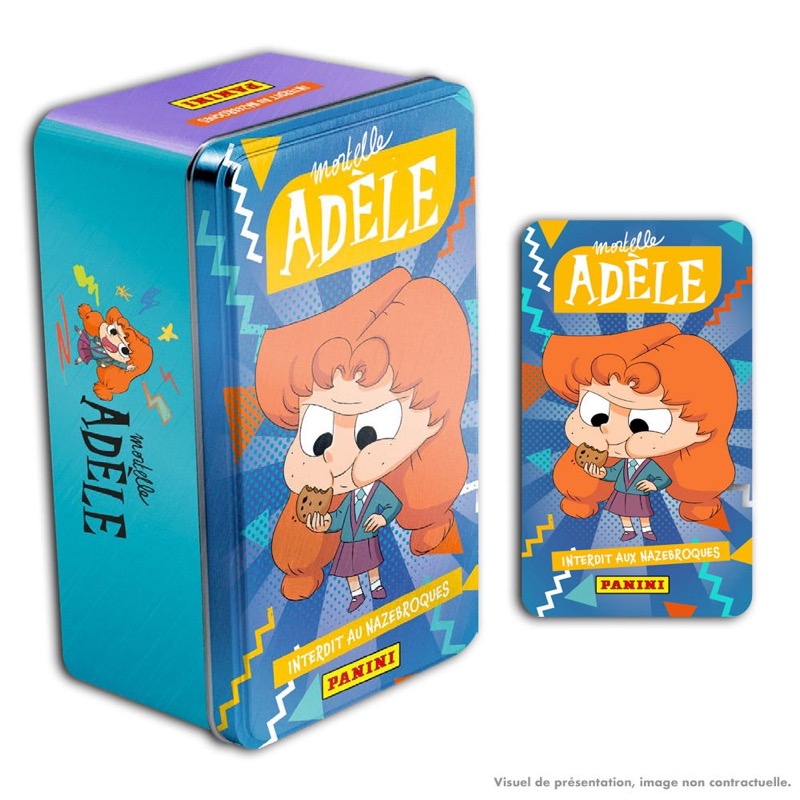 Mortelle Adele TC Boîte Métal 8 Pochettes + 1 Carte EL 