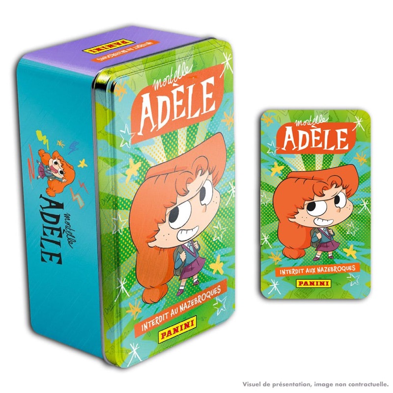 Mortelle Adele TC Boîte Métal 8 Pochettes + 1 Carte EL 