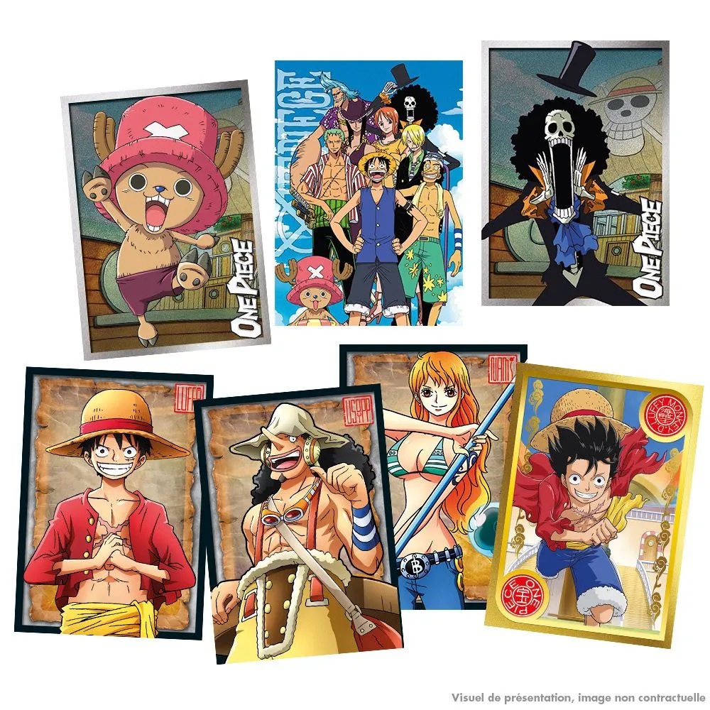 Panini One Piece Trading Cards Value Pack 26 Cartes Avec 2 Bonus
