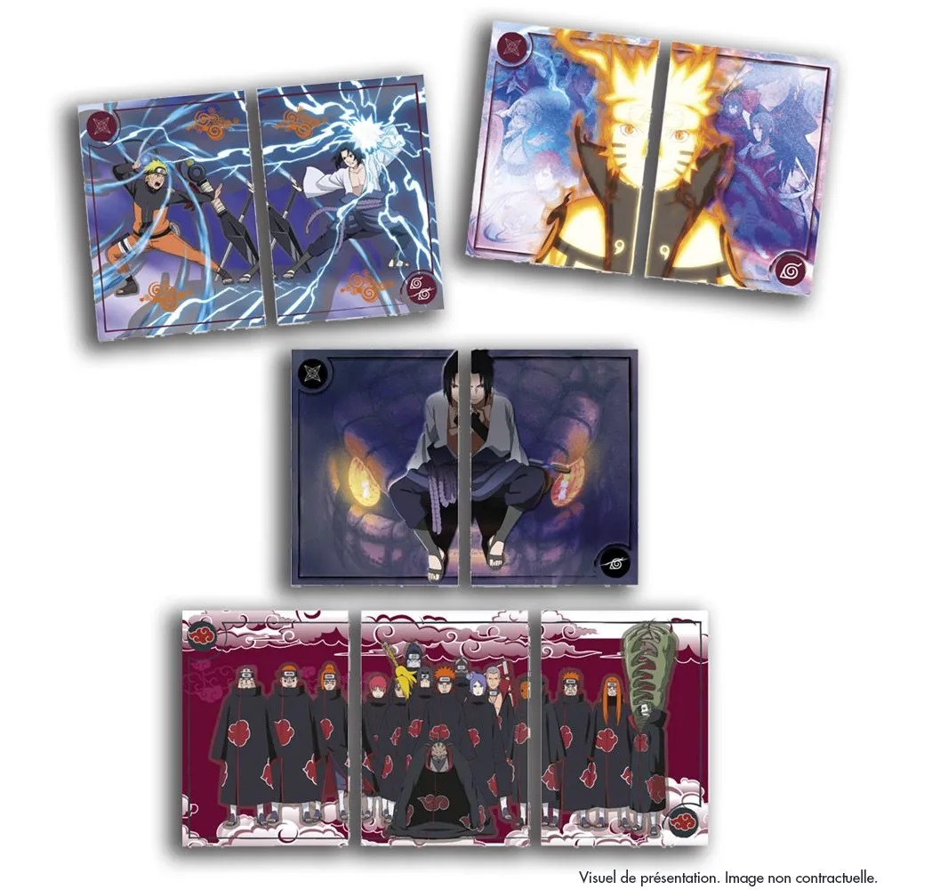 Panini Naruto Trading Cards 18 Pochettes 144 Cartes