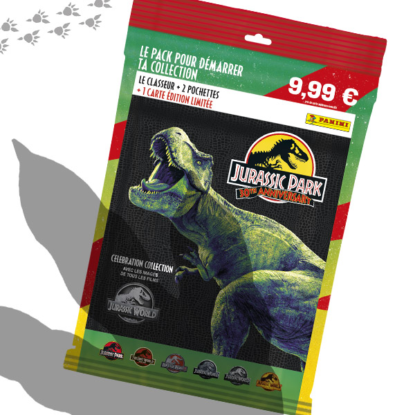 Jurassic Park Trading Cards 30eme Anniv Starter Pack