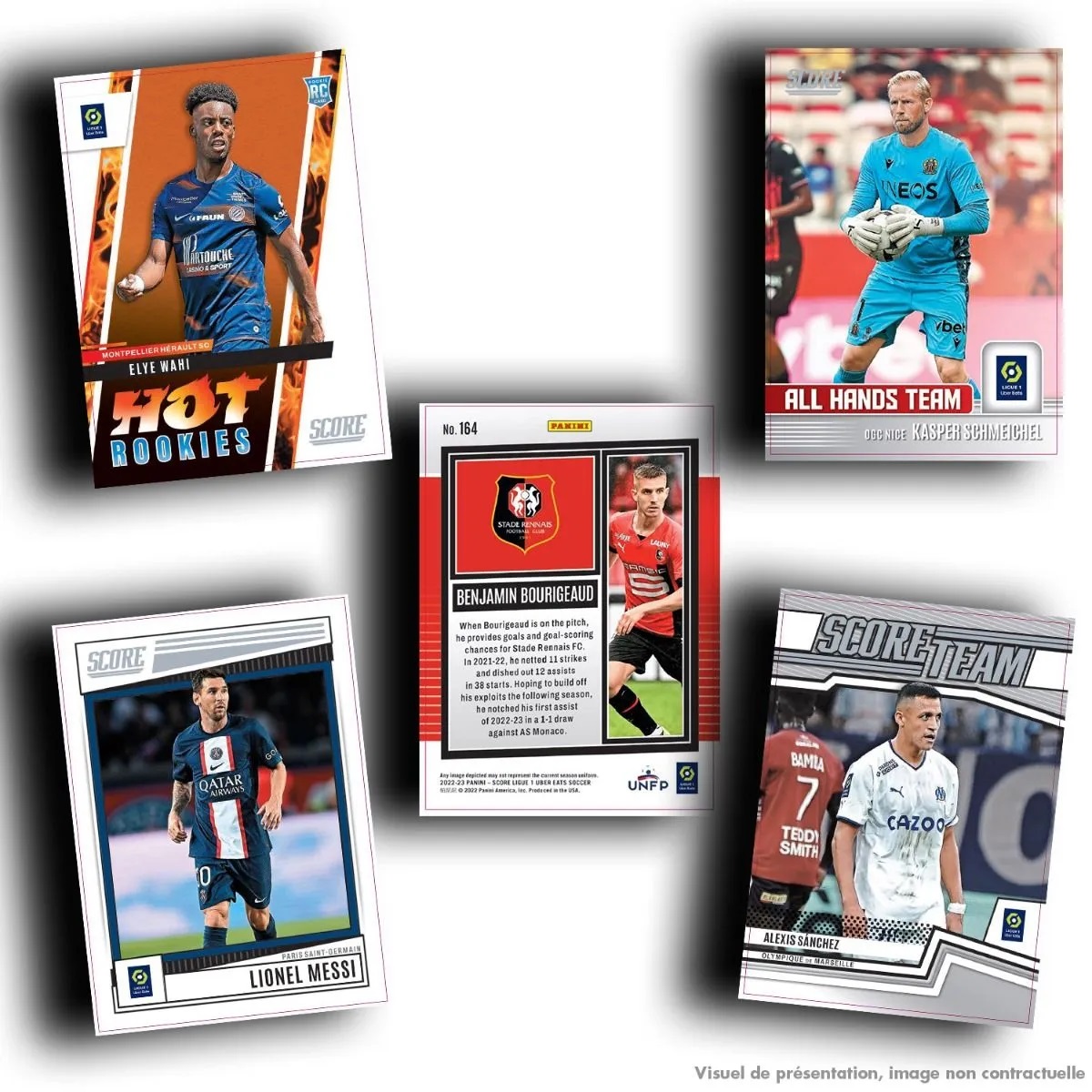 Panini Soccer Trading Cards Score Ligue 1 Uber Eats 2022 2023 12 Fat Pack 360 Cartes