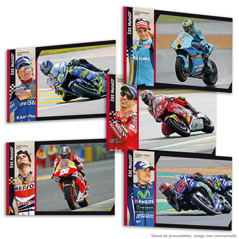 Moto Gp Le Mans Trading Cards Collector Box 50 Cartes